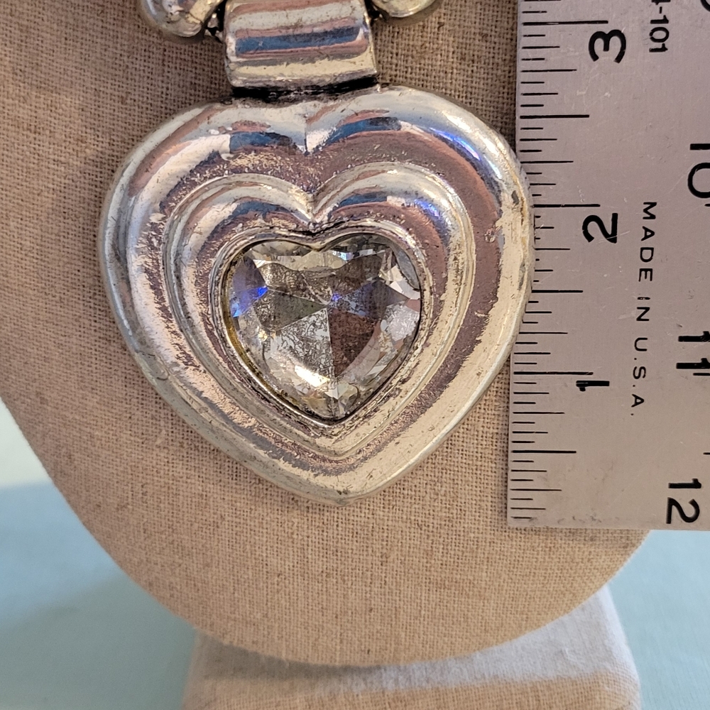 Big Statement Necklace With Hard Shape Pendant - image 5